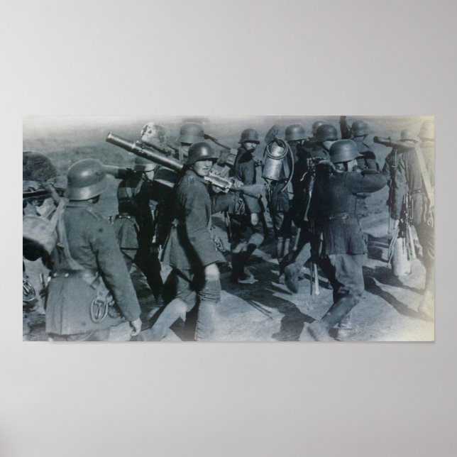 Pôster Tropas alemãs (Frente)