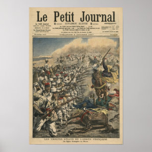 Poster Tropas de elite do exército francês, dos Negócios