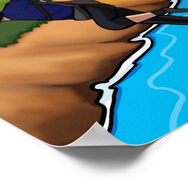 Poster Tropas para cima (Borda)