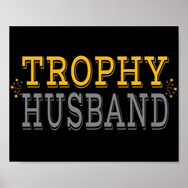 Poster Trophy Husband (Frente)