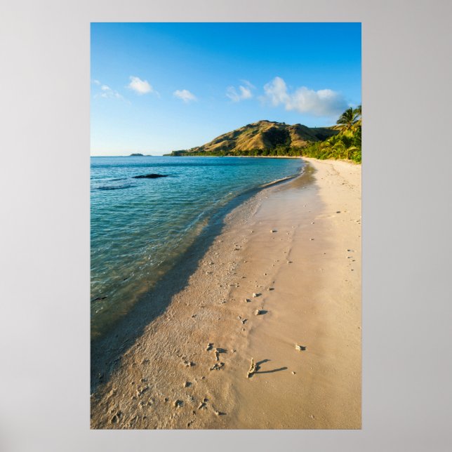 Poster Tropical Beach Landscape, Fiji (Frente)