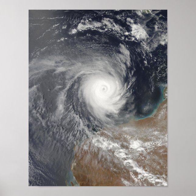 Poster Tropical Cyclone Billy off Australia (Frente)