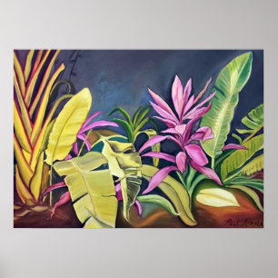 Poster tropical do jardim