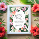 Poster Tropical Floral Frame Ring Hunt Chá de panela Jogo<br><div class="desc">Tropical Floral Frame Ring Hunt Chá de panela Jogo. Veja todos os jogos de chá de panela na coleção.</div>