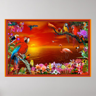 Poster Tropical Paradise