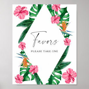 Poster Tropicals - lembrancinhas de casamento, por favor,
