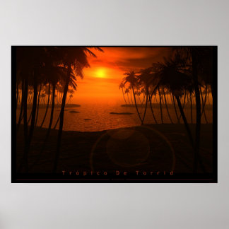 Poster Trópico De Torrid