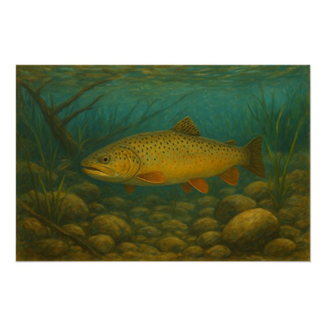 Pôster Trout Poster Print (Frente)