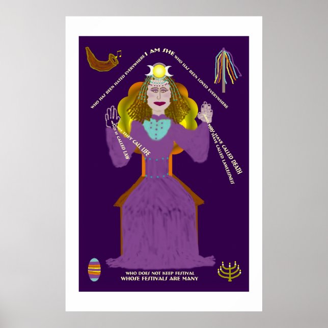 Poster Trovão #2-'Eu Sou Ela' (Frente)