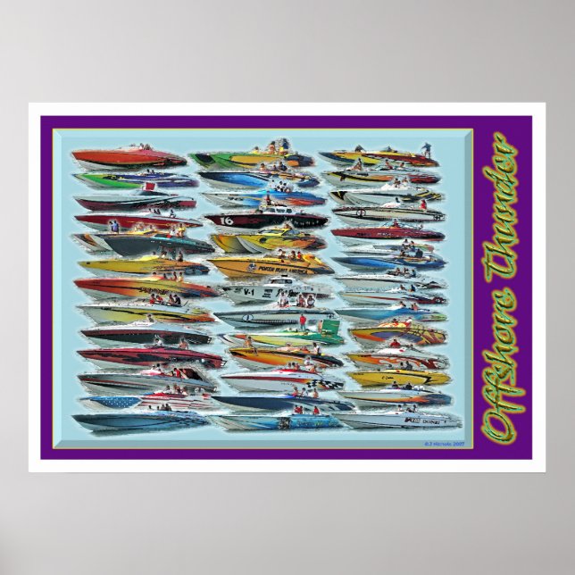 Poster Trovão Offshore (Frente)