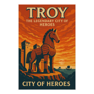 Pôster Troy - A Legendária Cidade dos Heróis