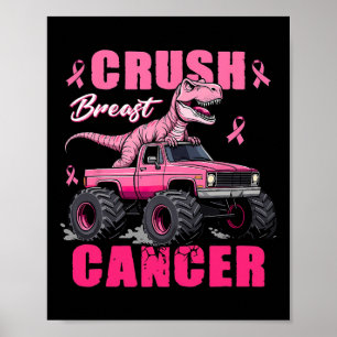 Poster Truck Toddle Monster de Consciencialização do Canc