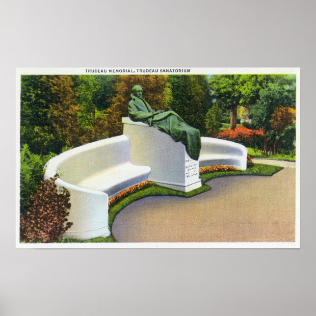 Pôster Trudeau Memorial, Trudeau Sanatorium Scene (Frente)