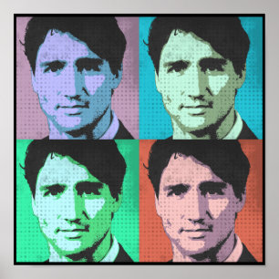 Pôster Trudeau Pop Art