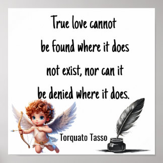 Poster TRUE LOVE Quote