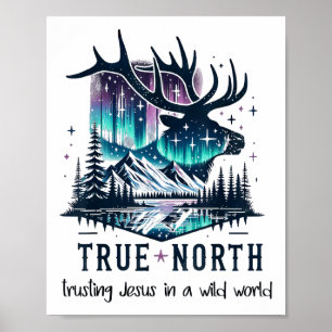 Poster True North Vbs 2025 Confiar em Jesus Deserto Crist