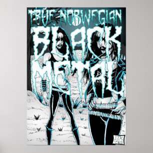 Poster True Norueguês Black Metal