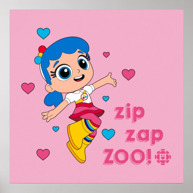 Poster True - Zip Zap Zoo (Frente)
