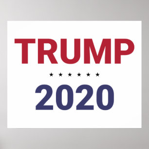 Poster Trump 2020 (Eleição Dos EUA)