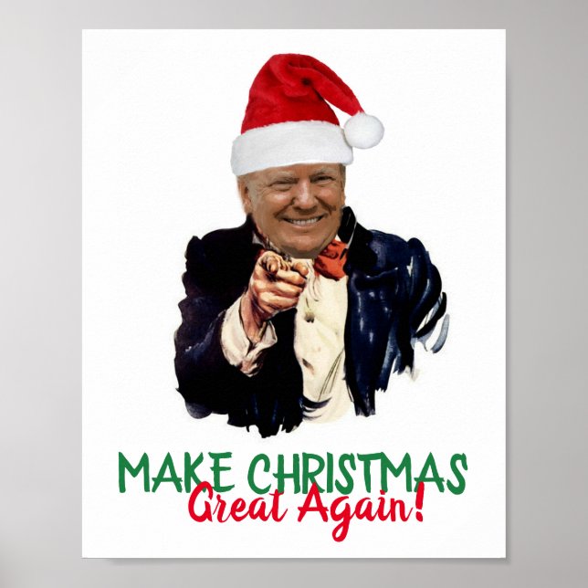 Poster Trump 2020 Natal MAGA (Frente)
