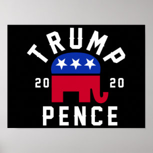 Poster Trump 2020 Pence