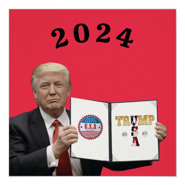 PÔSTER TRUMP 2024 (Frente)
