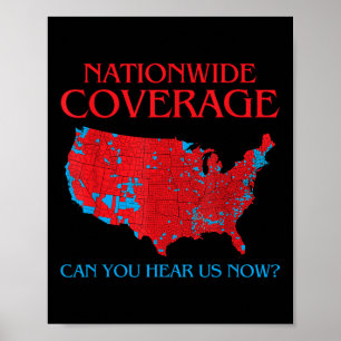 Poster Trump 2024 Cobertura Nacional Você Pode Nos Ouvir 