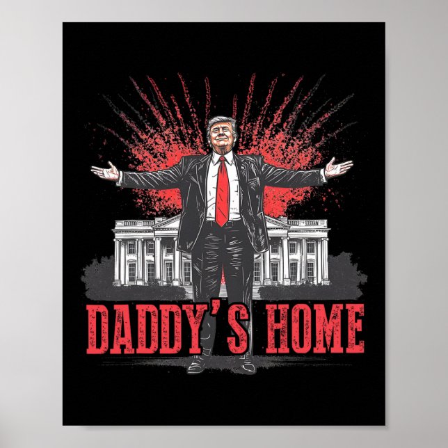 Poster Trump 2024 Leve a América Ck Home Trump Pink (Frente)