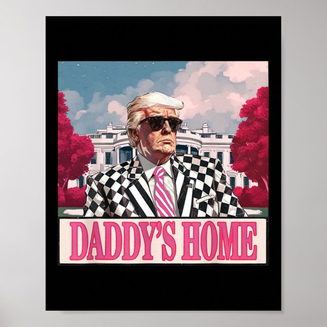 Poster Trump 2024 Leve a América Ck Home Trump Pink (Frente)