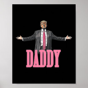 Poster Trump 2024 Leve o Pi do Trump Casa do Pai American