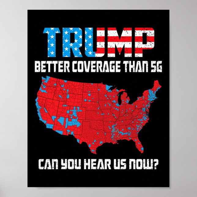 Poster Trump 2024 Melhor Cobertura Do Que 5g Você Pode No (Frente)