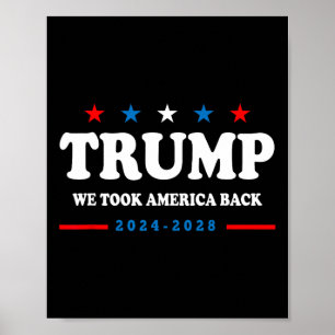 Poster Trump 2024 Nós Pegamos A Eleição Americana Byck 20
