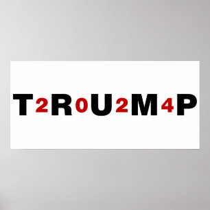 Poster Trump 2024 Red