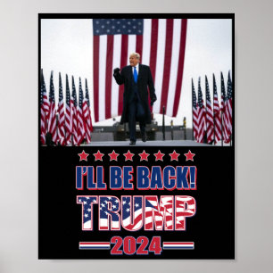 Poster Trump 2024 Retire a América