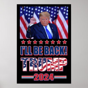 Poster Trump 2024 Retire a América
