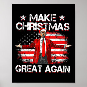 Poster Trump 2024 Torne O Excelente De Natal Mais Engraça