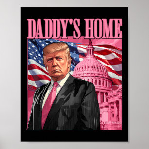 Poster Trump 2024 Trump Pin de Trump na América Back Dadd