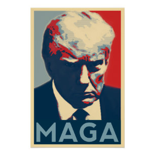 Pôster Trump 2024 Ultimate Mugshot Style MAGA Poster