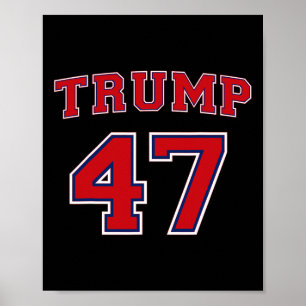 Poster Trump 2024 Votação Presidente Donald Trump 47.º Pr