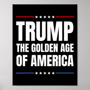 Poster Trump 2025 A Idade Ouro Dos Americanos