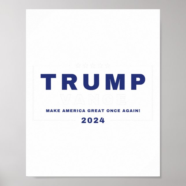 Poster Trump-a-mania Trumpamania Wrestler Tee Trump Vance (Frente)