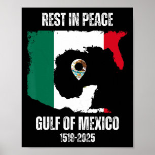 Poster Trump América Rasga Golfo Do México Presidente Tru