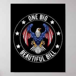 Poster Trump Americano Grande Projeto de Lei Um Grande Pr