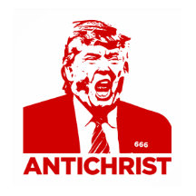 POSTER TRUMP ANTICRISTÃO 2017