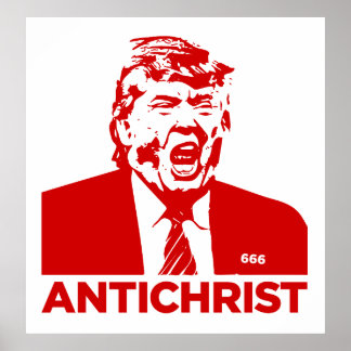 POSTER TRUMP ANTICRISTÃO 2017