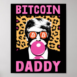 Poster Trump Batite Pai Crypto Finance Money Crepto