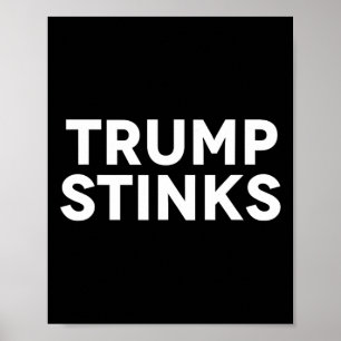 Poster Trump Cheira mal cheiro