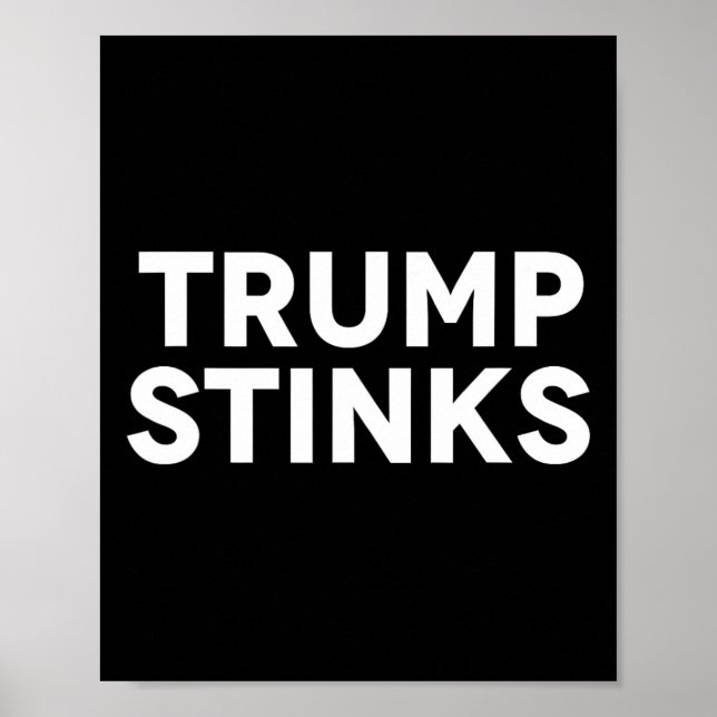 Poster Trump Cheira mal cheiro (Frente)