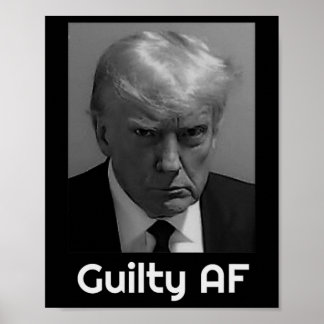 Poster Trump Culpado Af