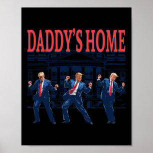 Poster Trump Dance Home Retro Pai